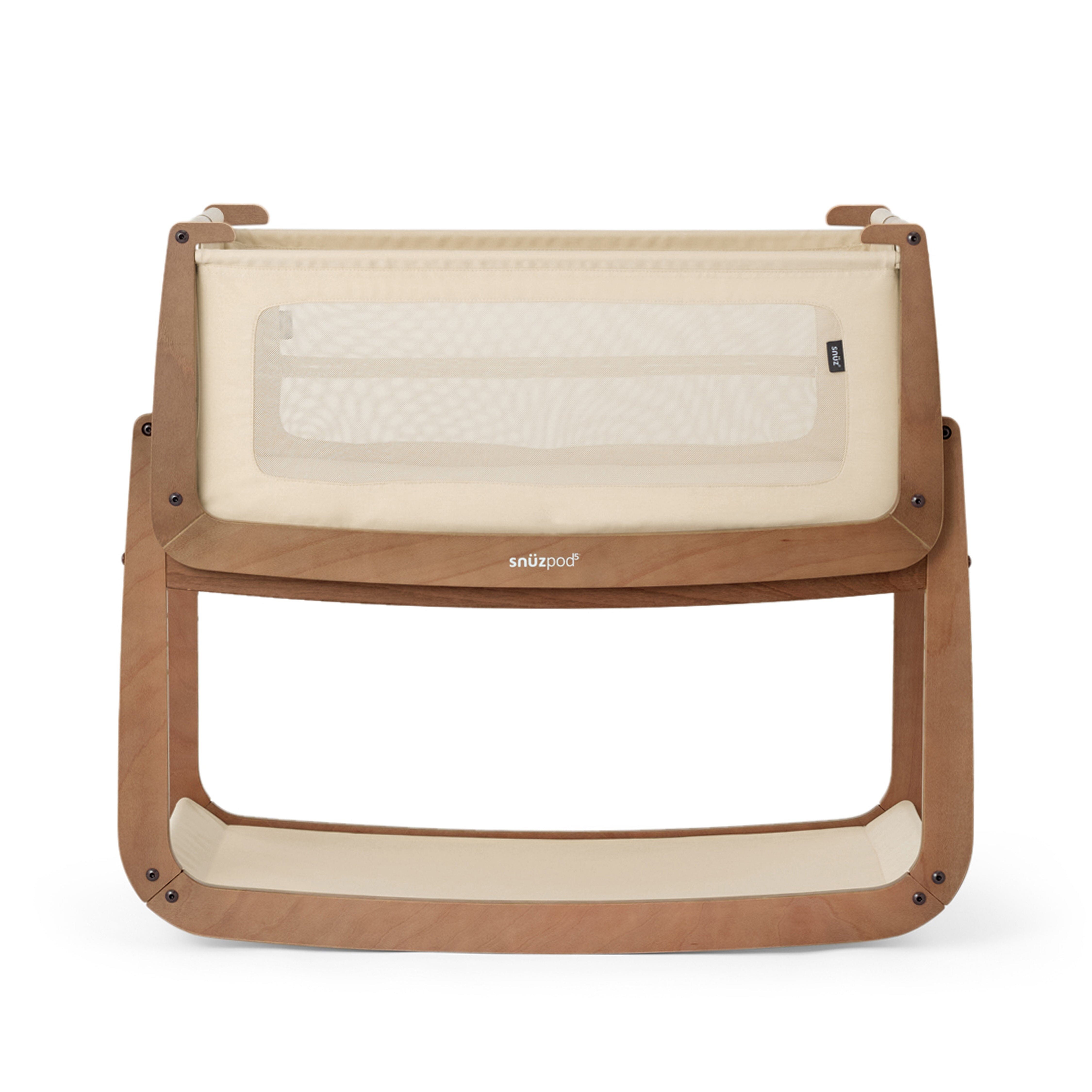 Snuz SnuzPod5 Bedside Bassinet - Walnut- Strolleria