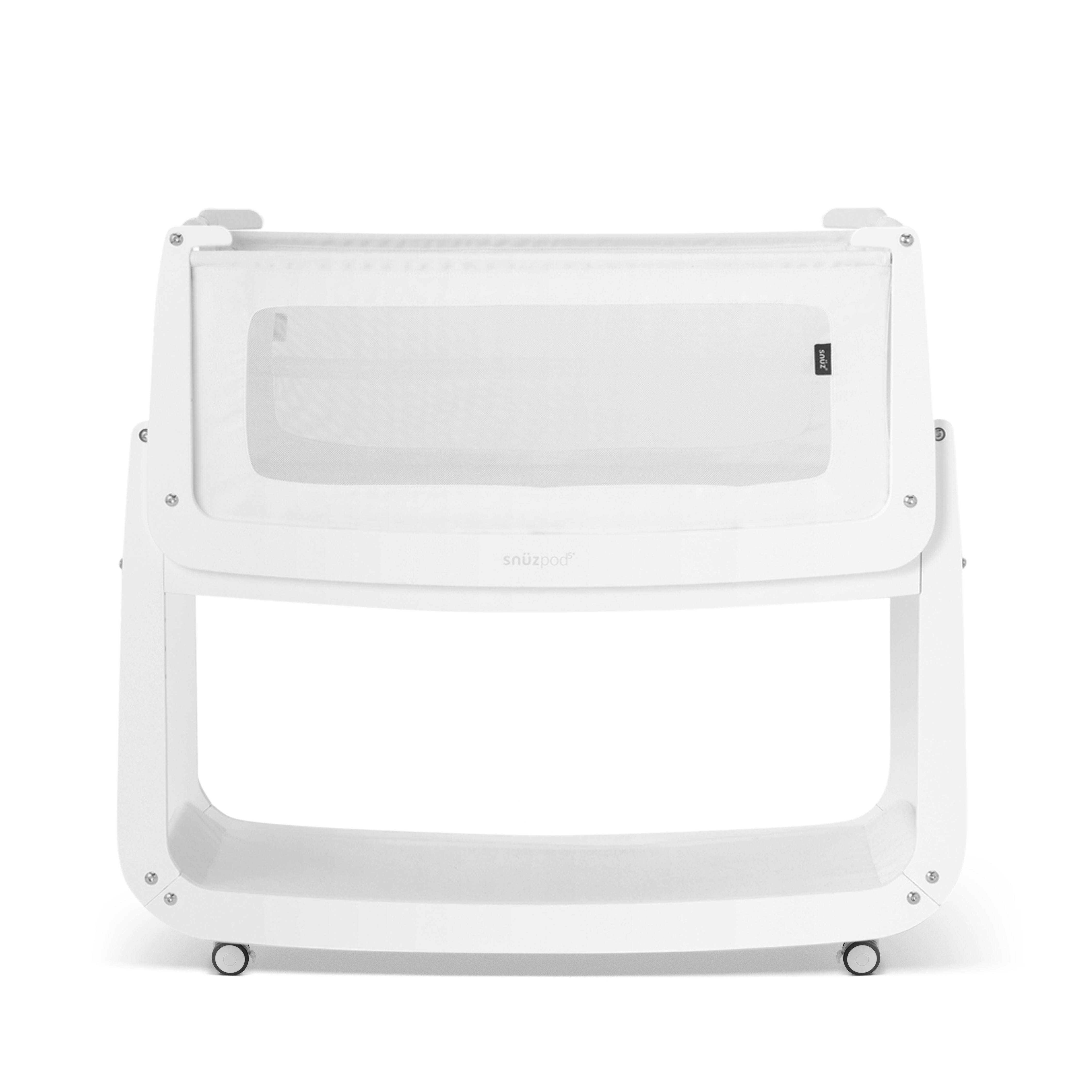 Snuz SnuzPod5 Bedside Bassinet - White- Strolleria