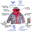 Onekid Car Seat Coat | The Road Coat Down - Rescue Print - Bambi Baby