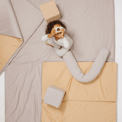 Toki Kids Cloud + Sandcastle Organic Cotton Mat