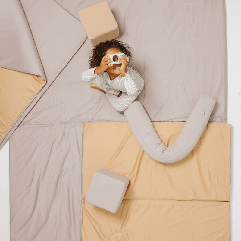 Toki Kids Cloud + Sandcastle Organic Cotton Mat