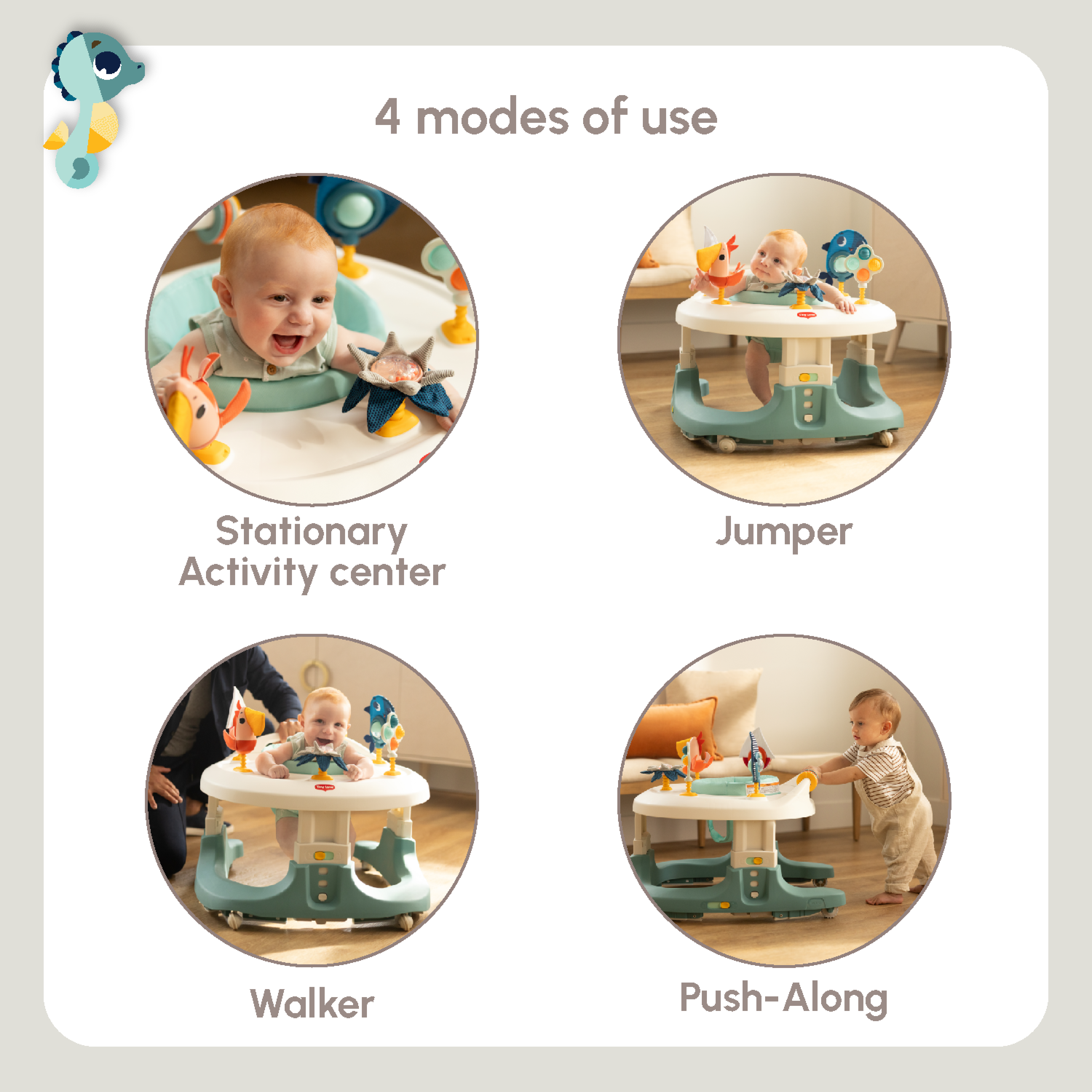 Tiny Love Tiny Mariners 4-in-1 Here I Grow Mobile Activity Center- Strolleria
