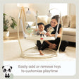 Tiny Love Black & White 4-in-1 Jump & Play Stationary Activity Center - Bambi Baby