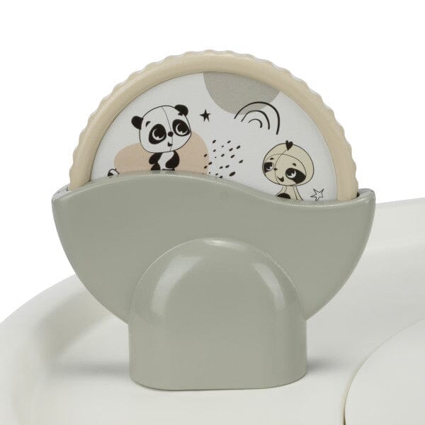 Tiny Love Black & White 4-in-1 Jump & Play Stationary Activity Center- Strolleria