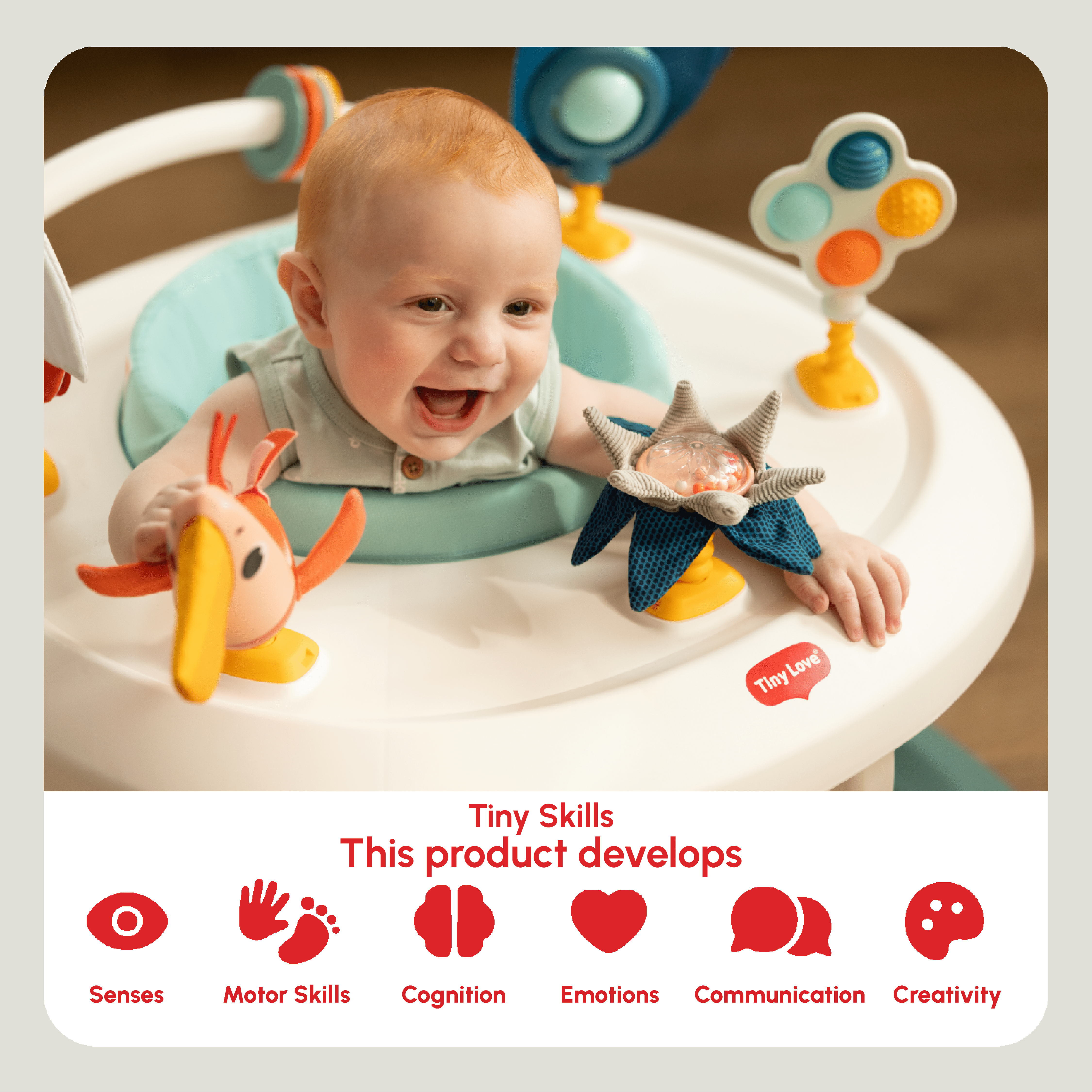Tiny Love Tiny Mariners 4-in-1 Here I Grow Mobile Activity Center- Strolleria