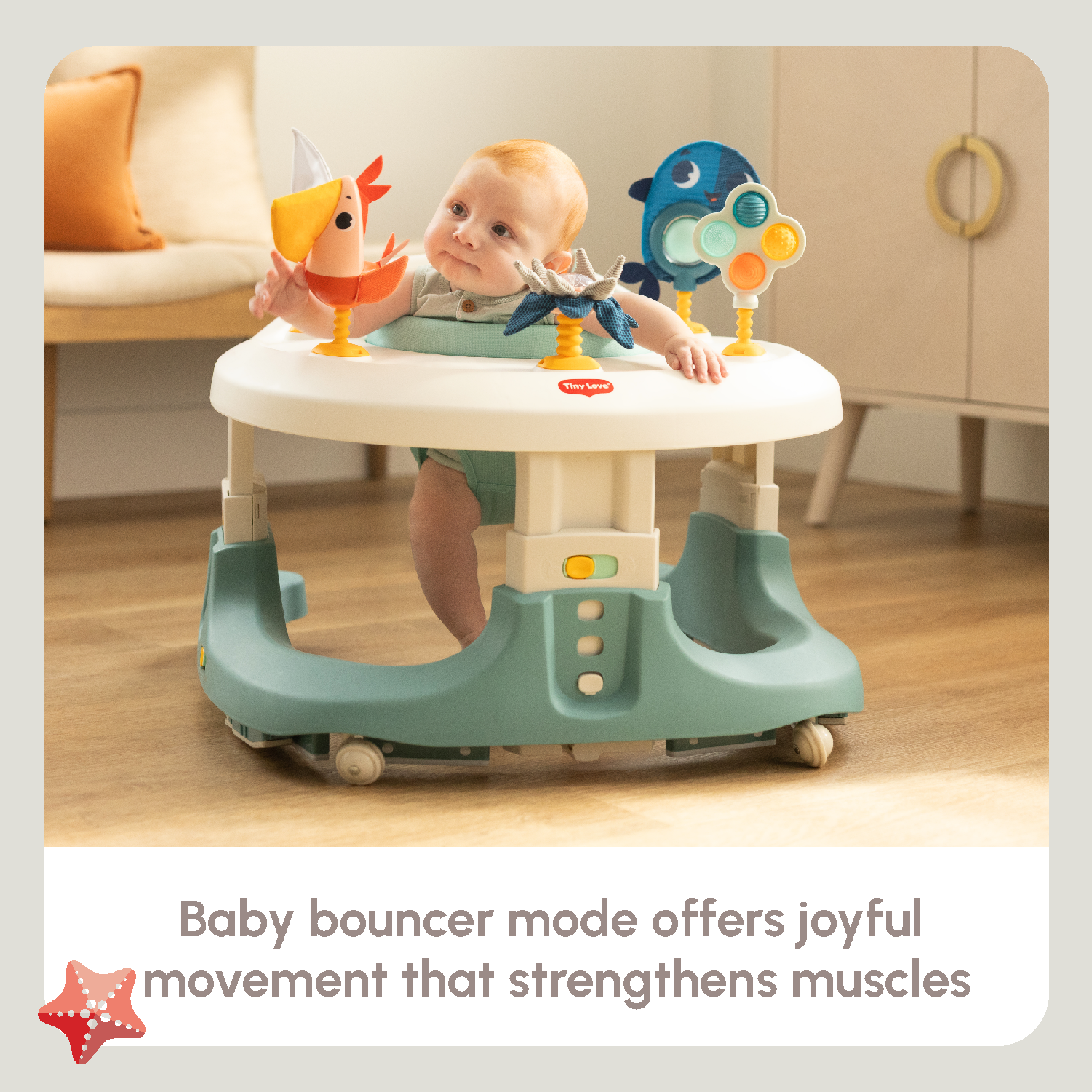 Tiny Love Tiny Mariners 4-in-1 Here I Grow Mobile Activity Center- Strolleria