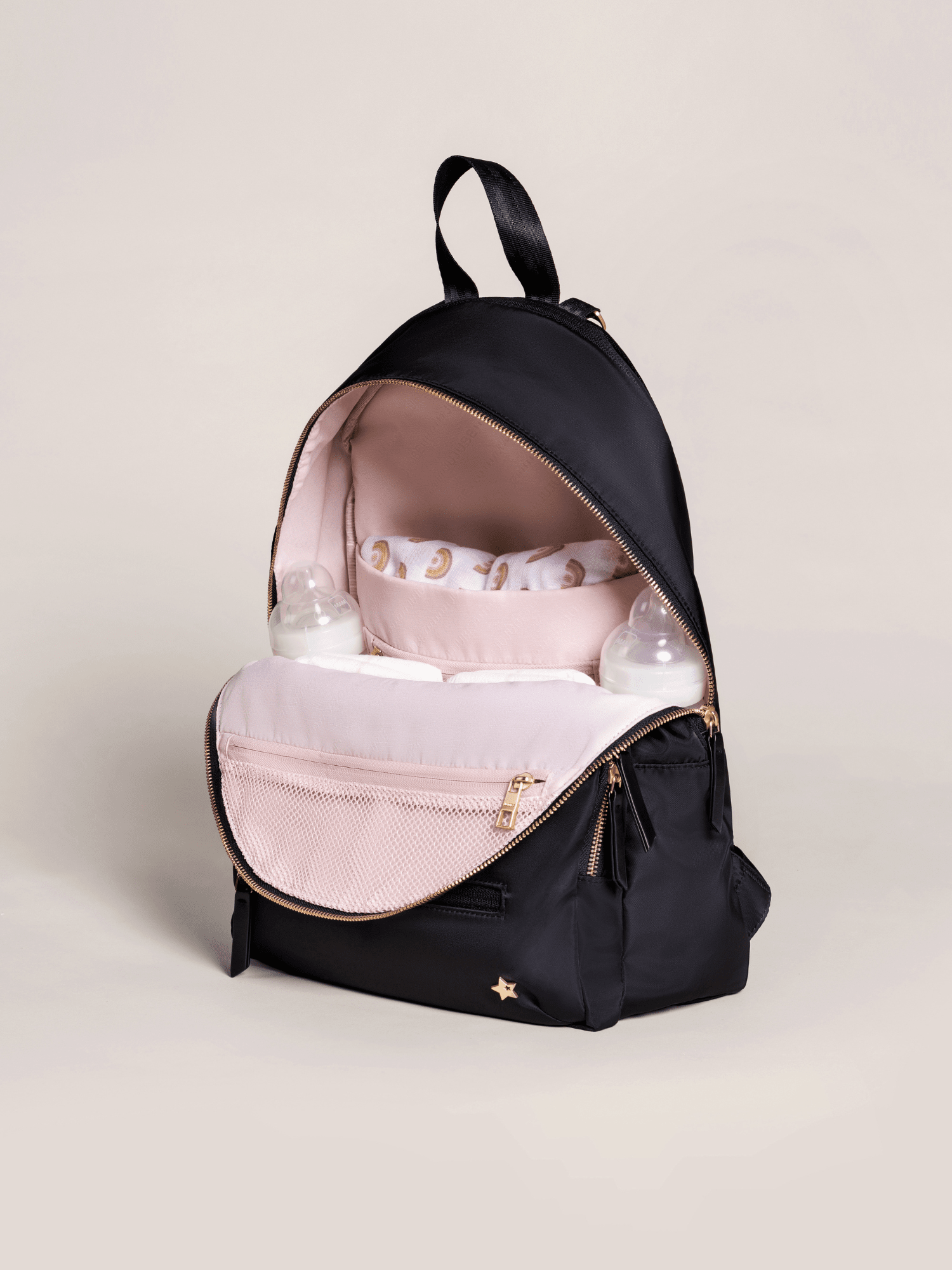 JuJuBe Everyday Diaper Backpack - Black- Strolleria