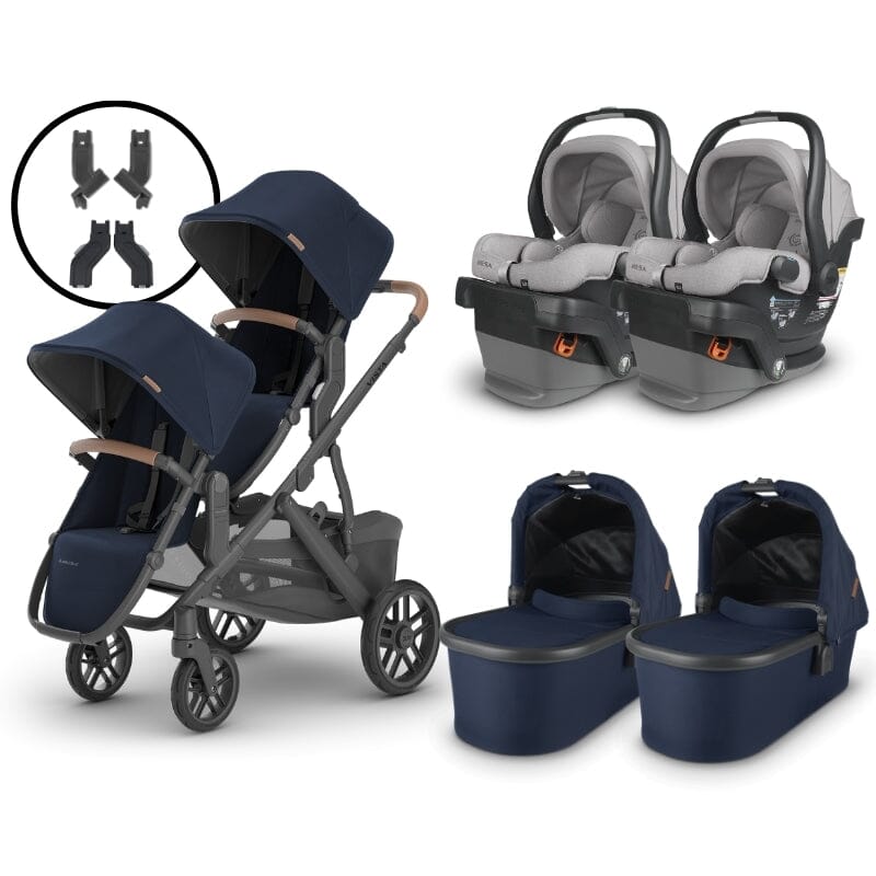 Twin stroller with hotsell car seats included