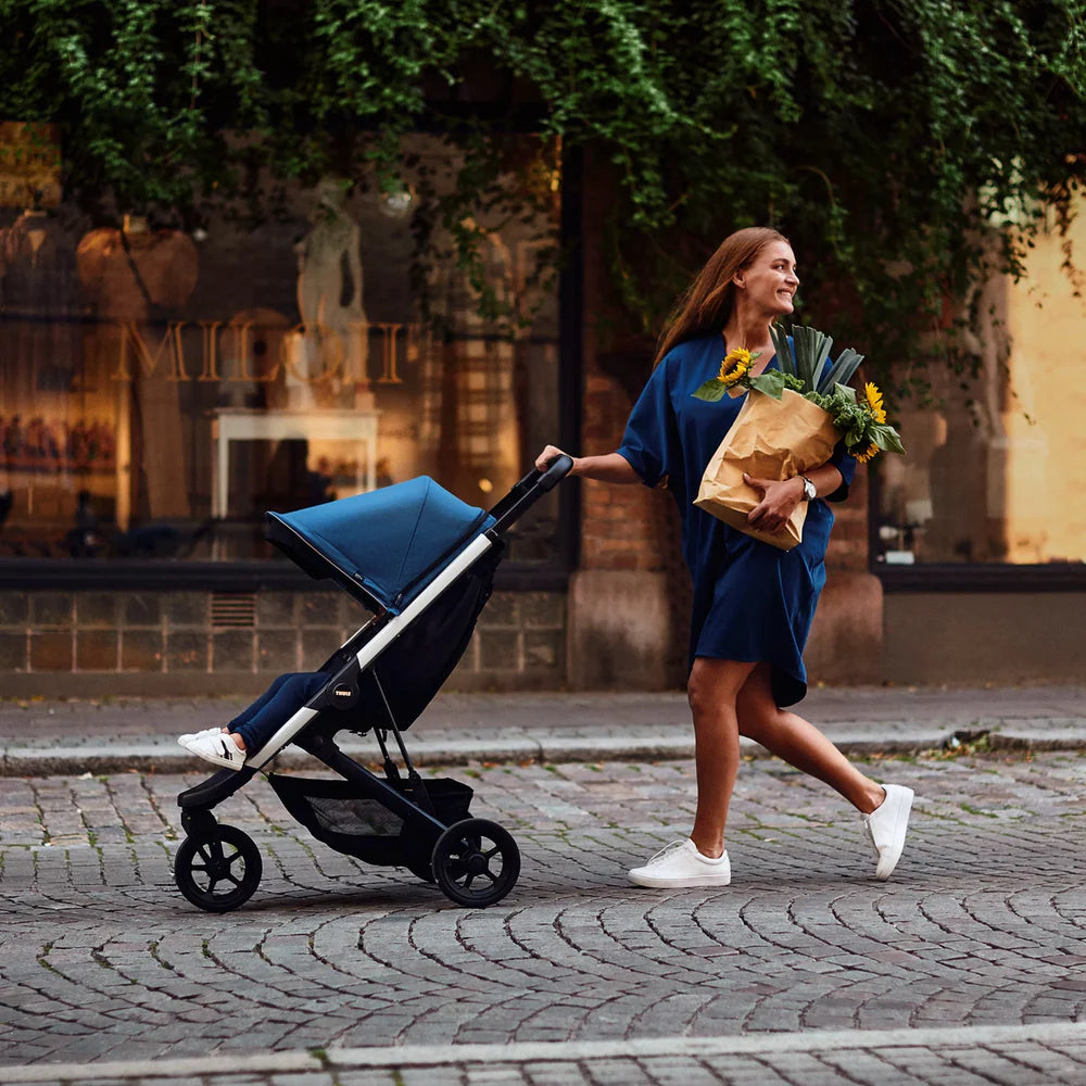 Thule Spring Compact Stroller - Grey Melange- Strolleria