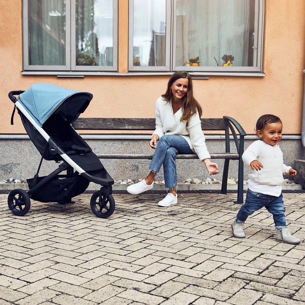 Thule Spring Compact Stroller - Grey Melange- Strolleria