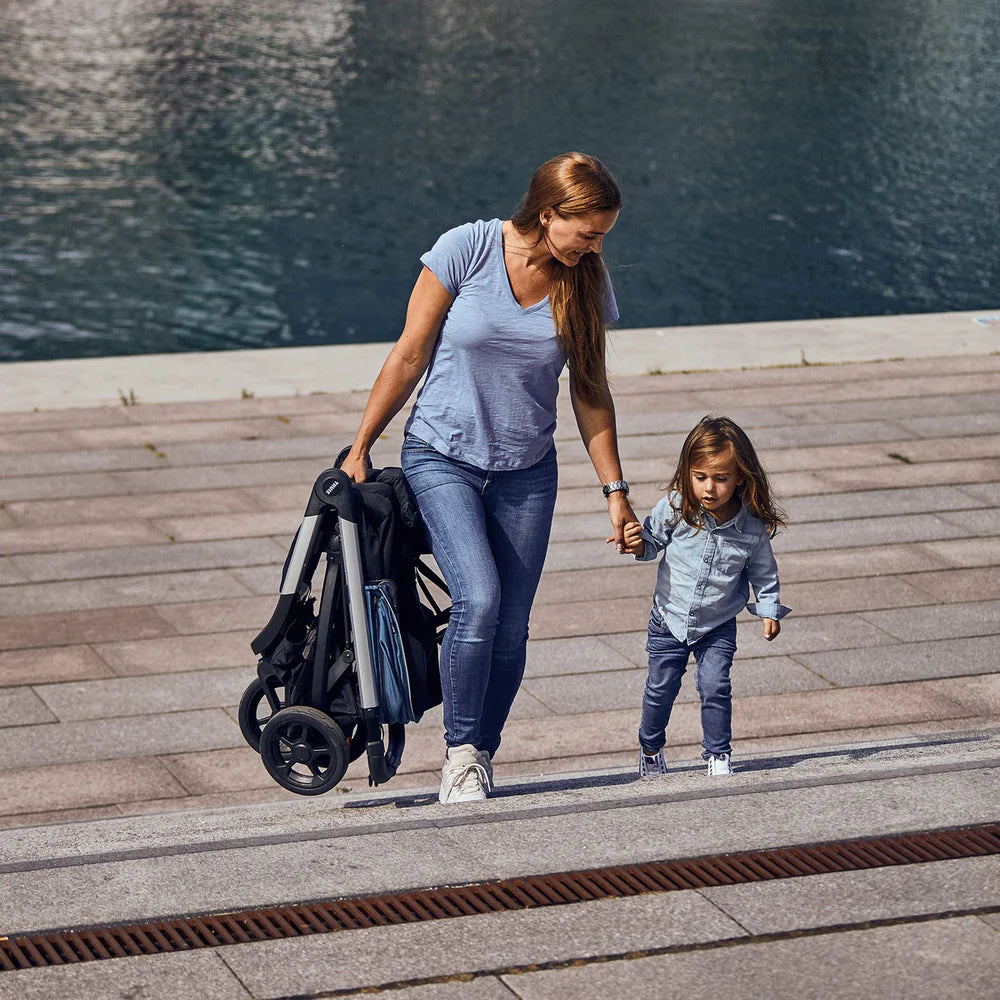 Thule Spring Compact Stroller - Grey Melange- Strolleria