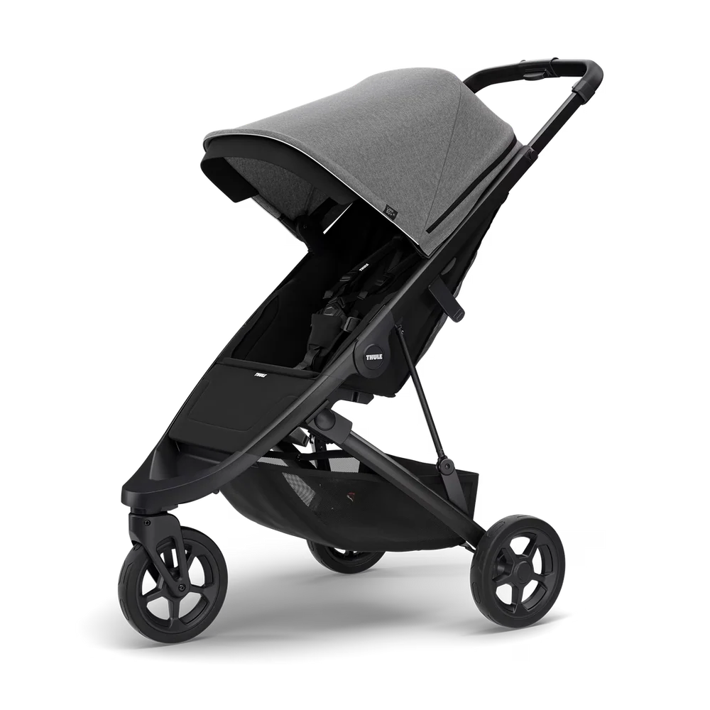 Thule Spring Compact Stroller - Grey Melange- Strolleria
