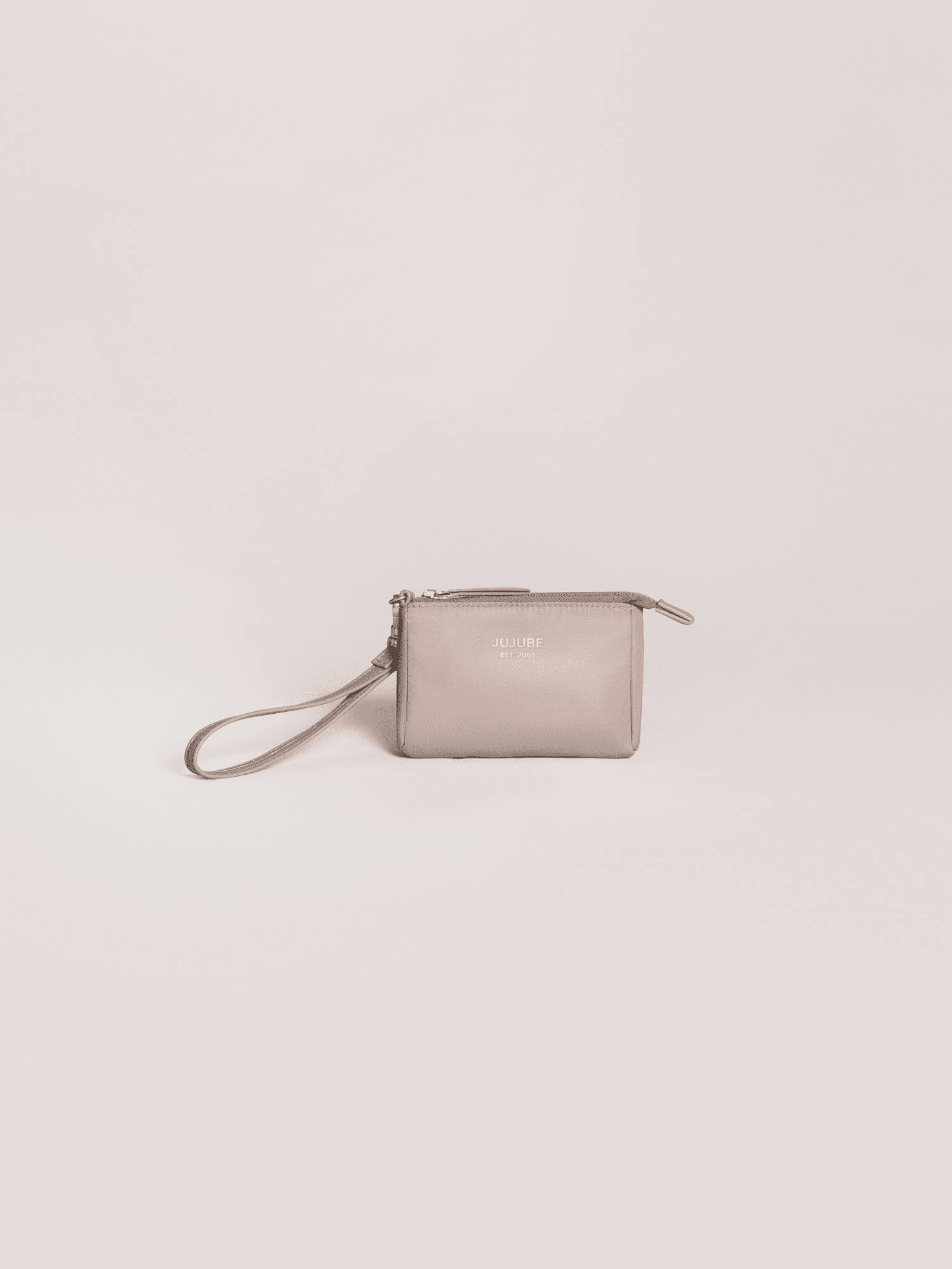 JuJuBe 3-Piece Pouch Clutch Purse Set - Taupe- Strolleria