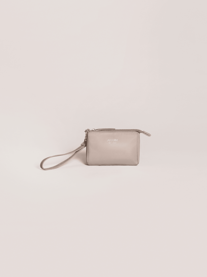 JuJuBe 3-Piece Pouch Clutch Purse Set - Taupe