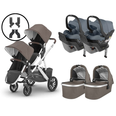 2024 UPPAbaby Vista V2 and Mesa Max Twin Travel System - Theo / Gregory