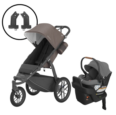 UPPAbaby Ridge and Aria Travel System - Theo/Greyson