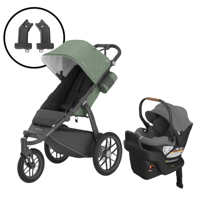 UPPAbaby Ridge and Aria Travel System - Gwen/Greyson