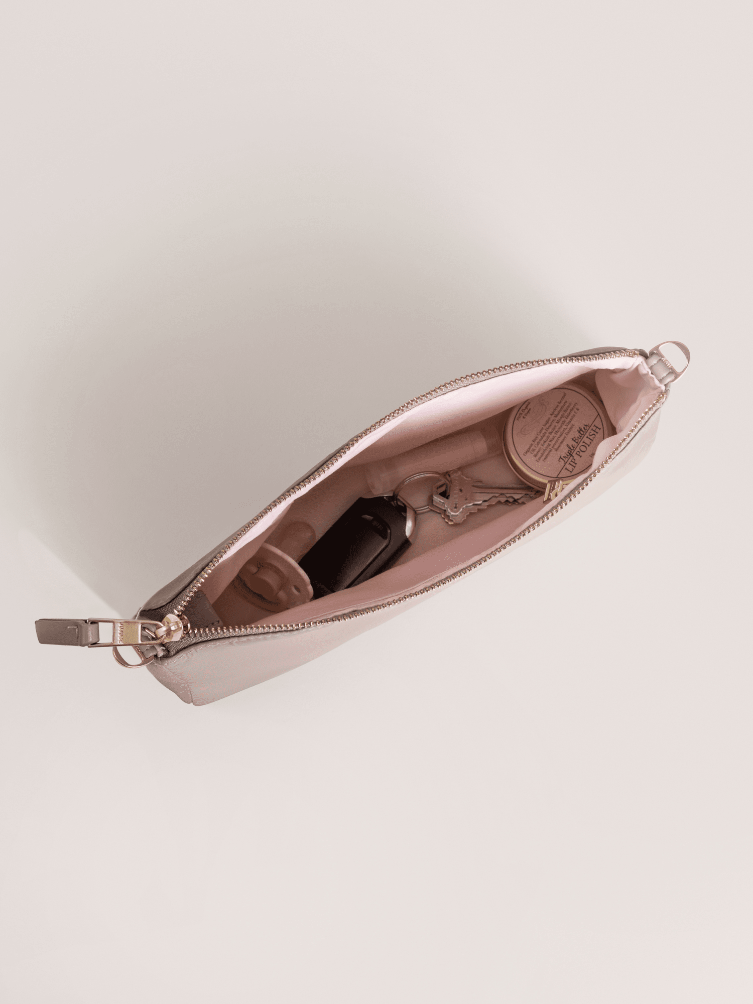 JuJuBe 3-Piece Pouch Clutch Purse Set - Taupe- Strolleria