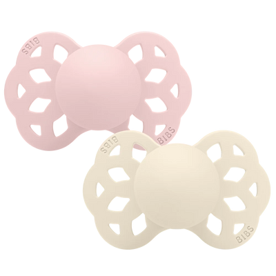 BIBS Infinity Pacifier - Ivory / Blossom