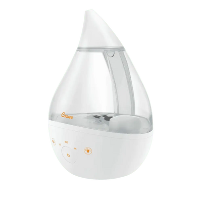 Crane Baby 4-in-1 Top Fill Humidifier with Sound Machine & Night Light Clear / White
