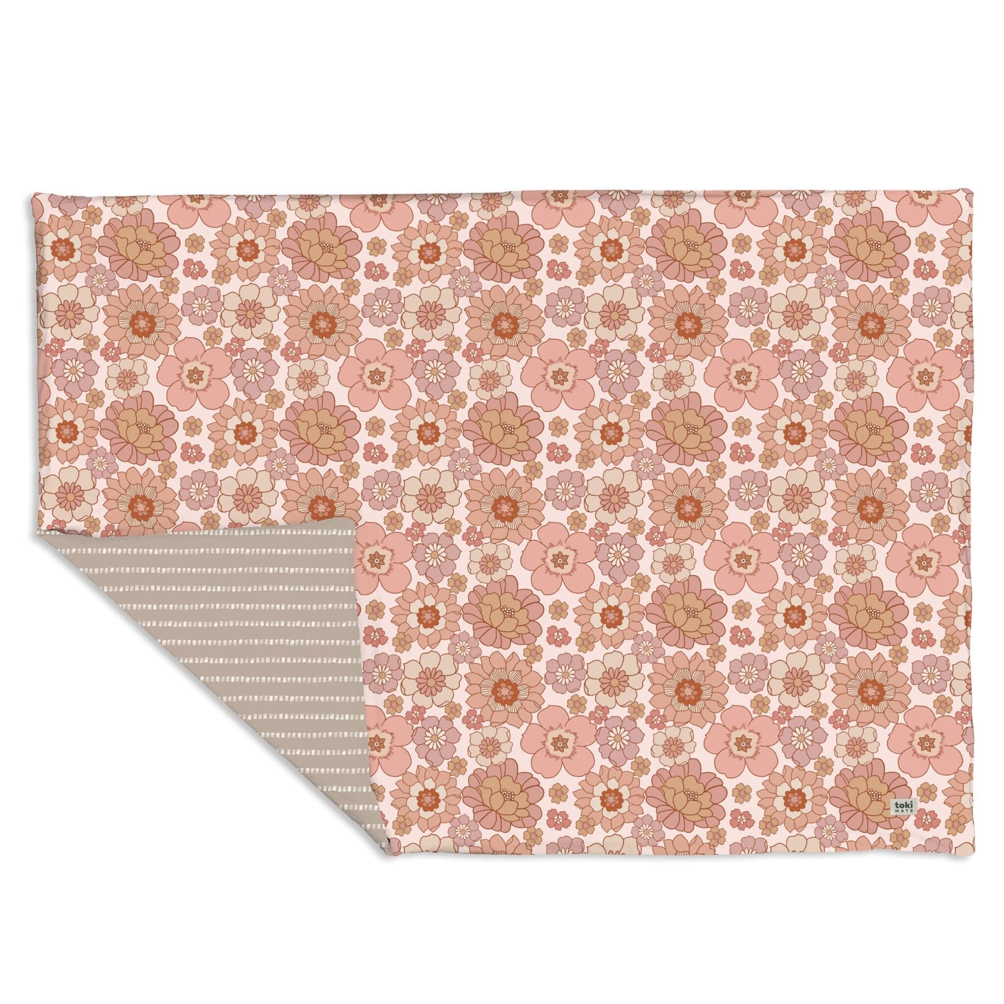 Toki Kids Blooms Organic Cotton Mat- Strolleria