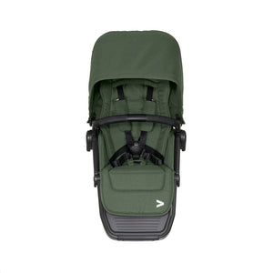 Green Jasper Veer Switchback Seat Luxe Stroller Seat with 5-Point Harness - Front View | Strolleria