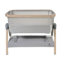 Grey Mesh Venice Child California Dreaming Bedside Bassinet - Front View | Strolleria