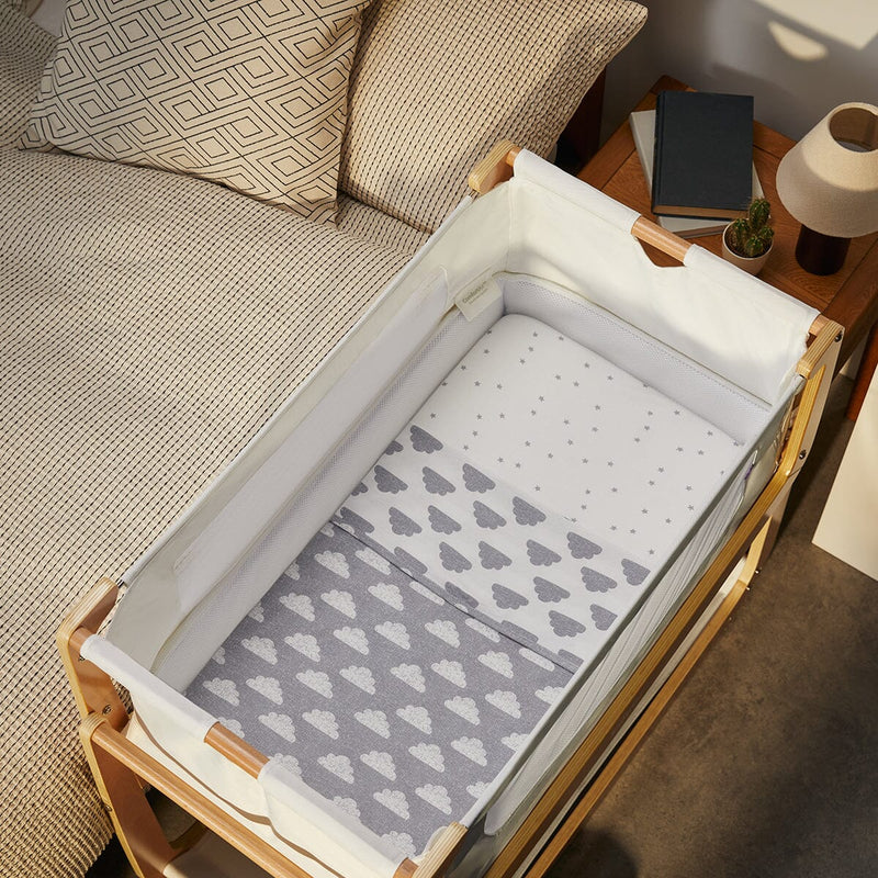 Snuz Snuz 3pc. Bassinet Bedding Set - Cloud