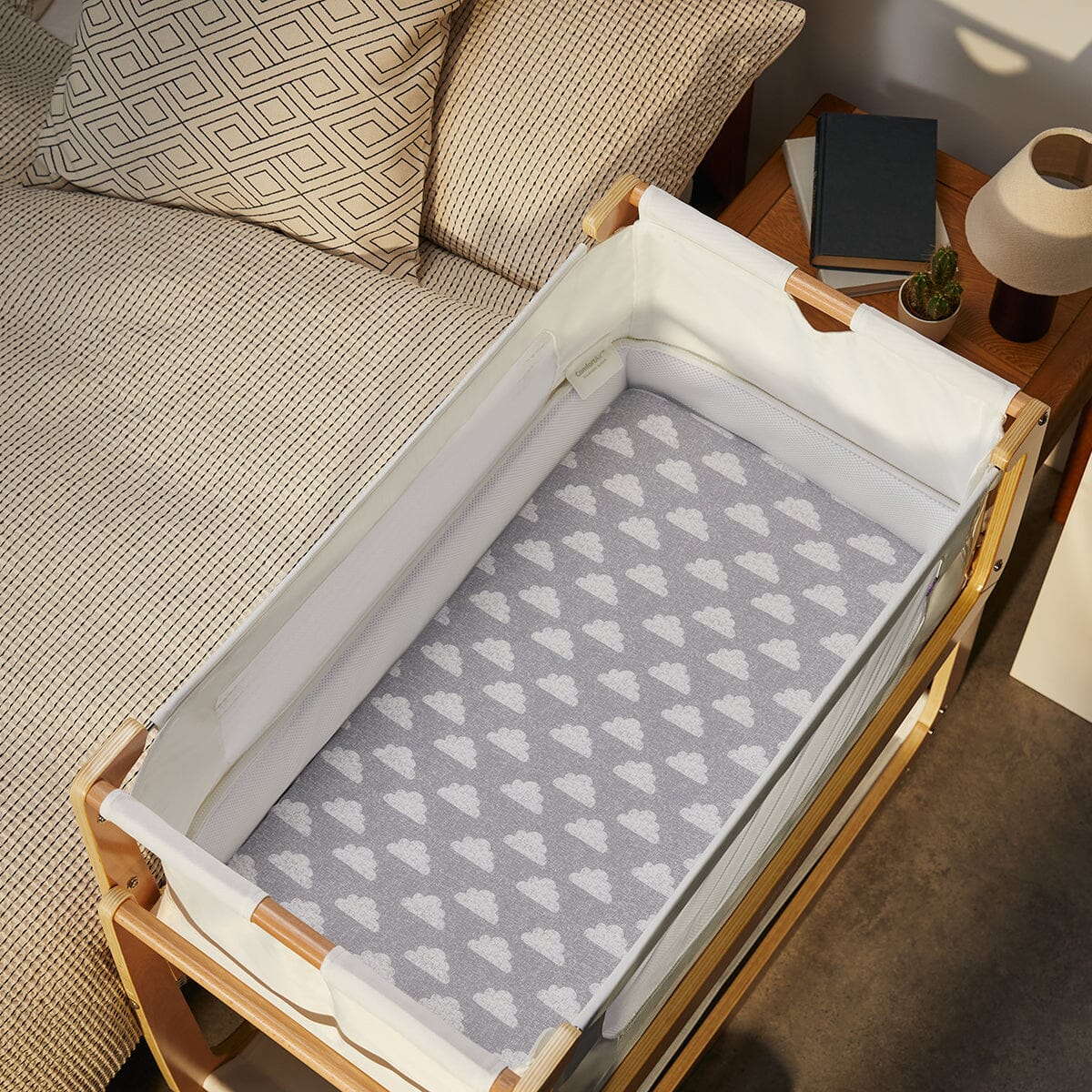 Snuz Twin Pack Bassinet Sheets - Cloud- Strolleria