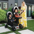 Venice Child Maverick Single to Double Stroller with 2nd Toddler Seat - Bambi Baby