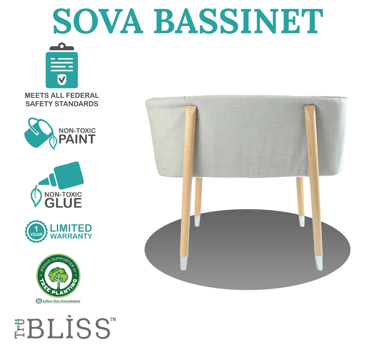 TruBliss SOVA Bassinet- Strolleria