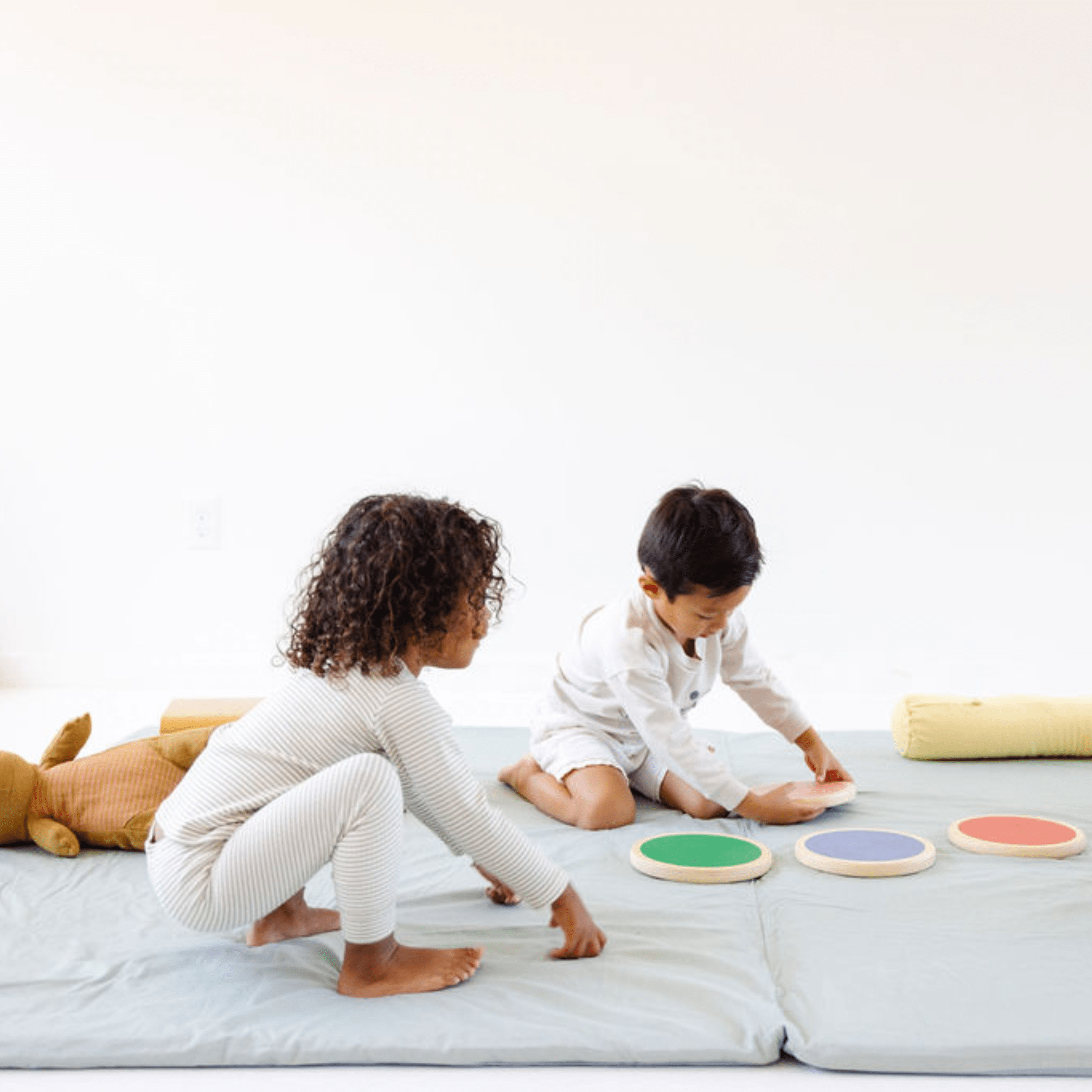 Toki Kids Sage + Breeze Organic Cotton Mat- Strolleria