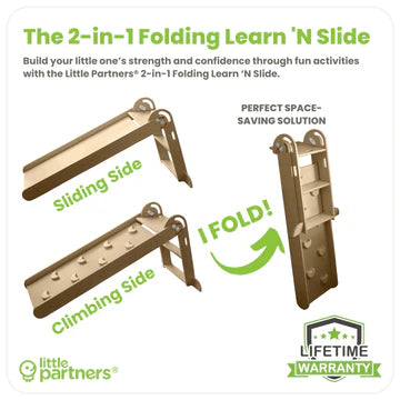 Little Partners 2-in-1 Learn 'N Slide/Climb- Strolleria
