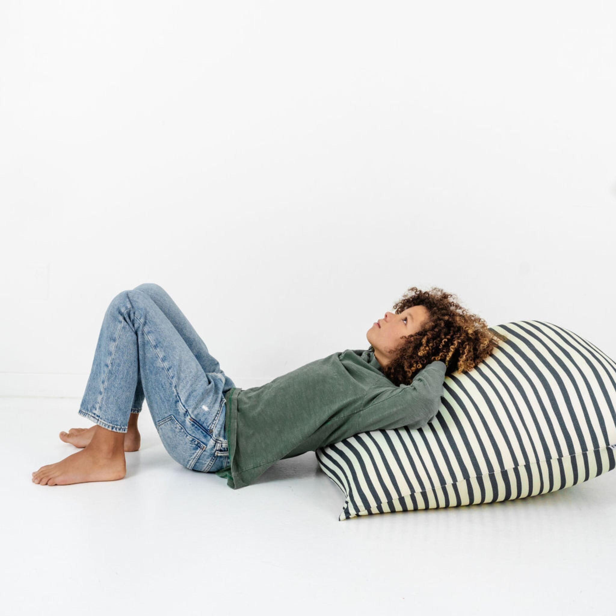 Toki Kids Bold Stripe Bean Bag- Strolleria