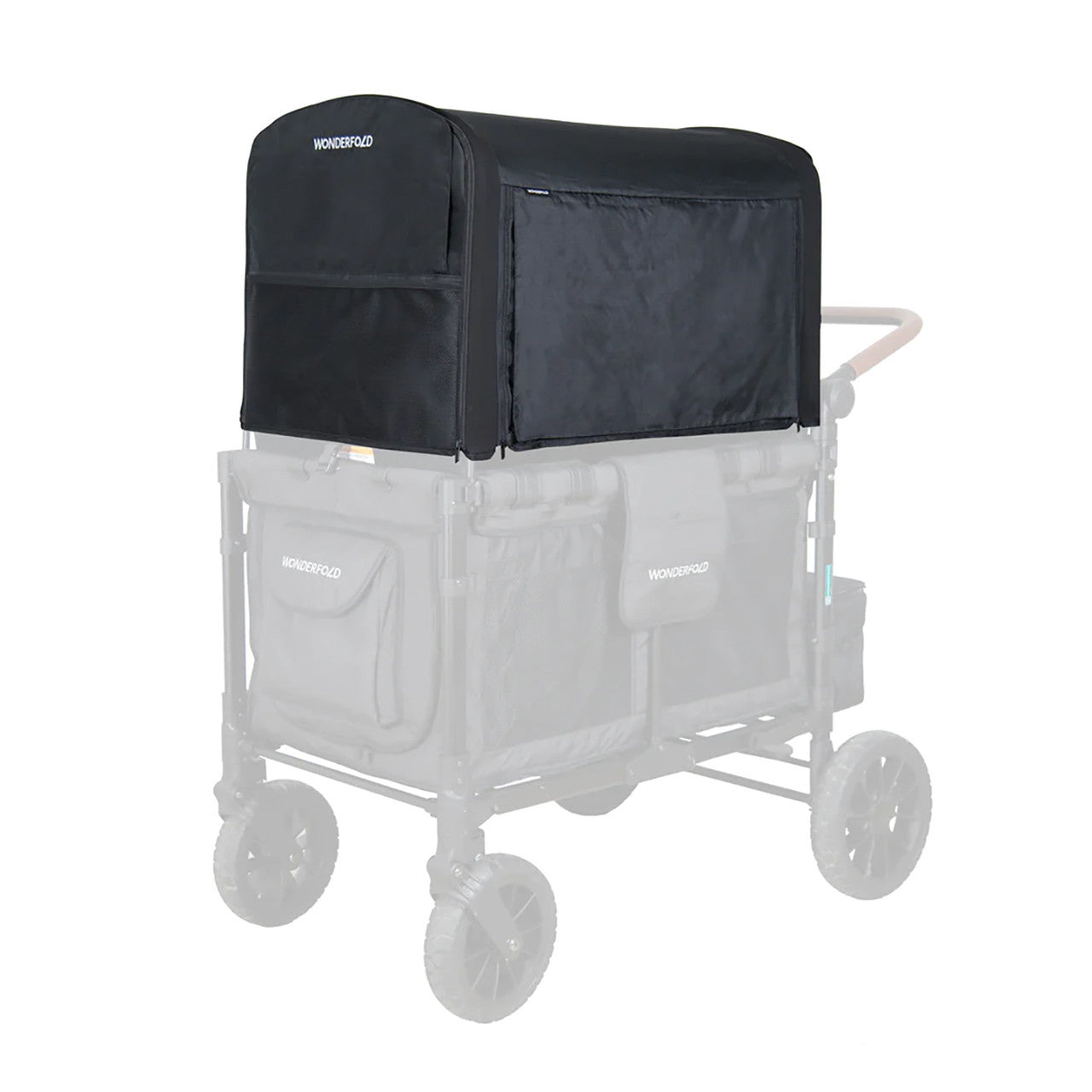 Wonderfold Flex Canopy For W4 Elite & Luxe in Black- Strolleria