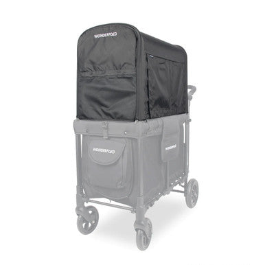 Wonderfold Flex Canopy For W2 Elite & Luxe in Black- Strolleria