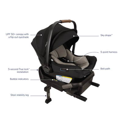 Nuna TRVL and PIPA aire Travel System