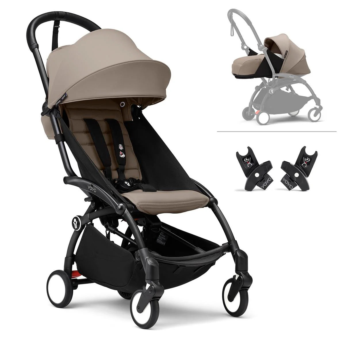 Stokke® YOYO³ Stroller Bundle With Newborn & Car Seat Adapter- Strolleria