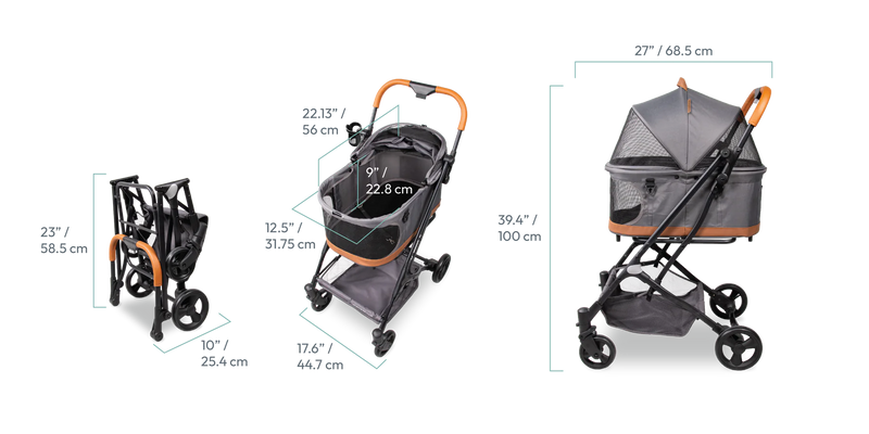 WonderFold P2 Pet Stroller