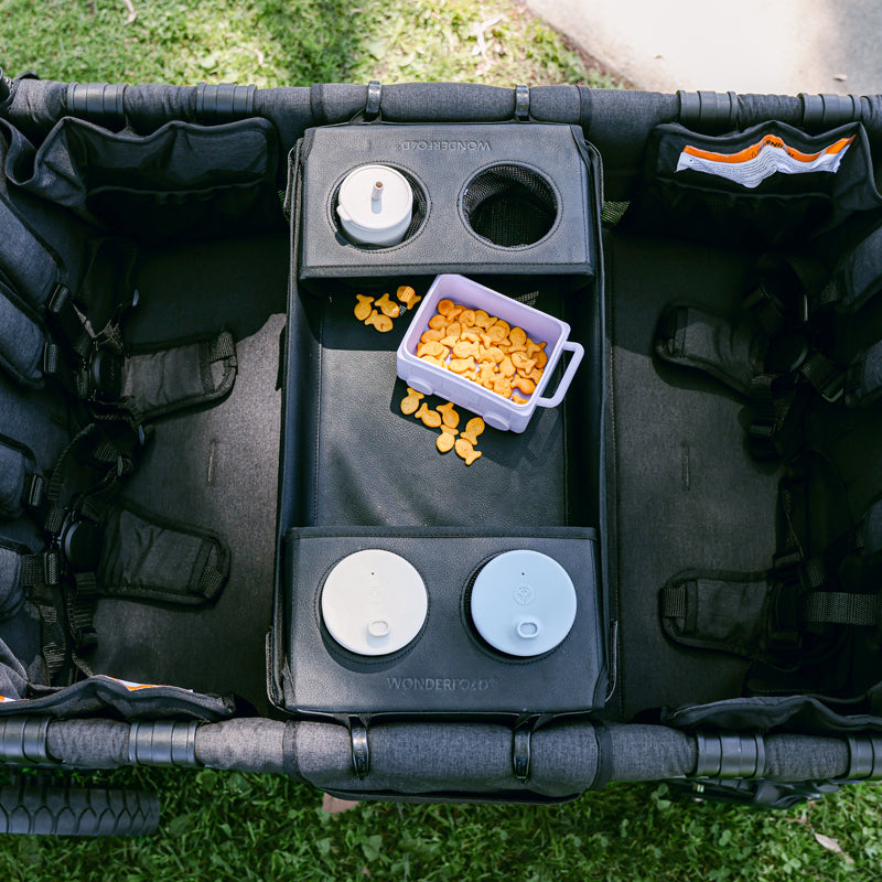 WonderFold Flex Snack Tray for L4 - Black- Strolleria