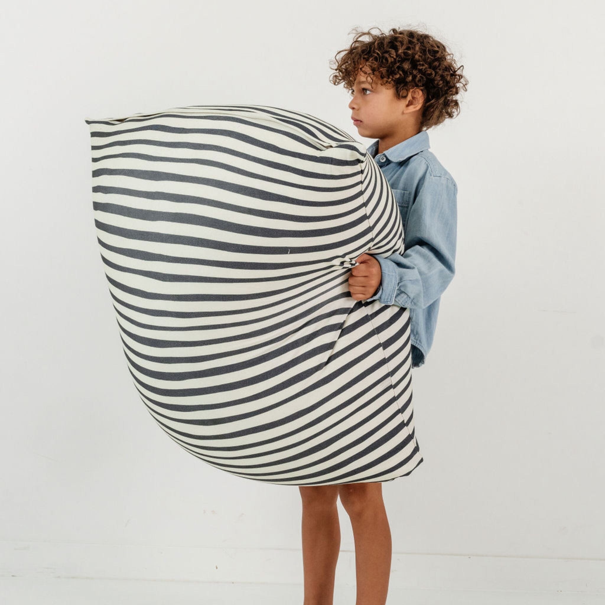 Toki Kids Bold Stripe Bean Bag- Strolleria