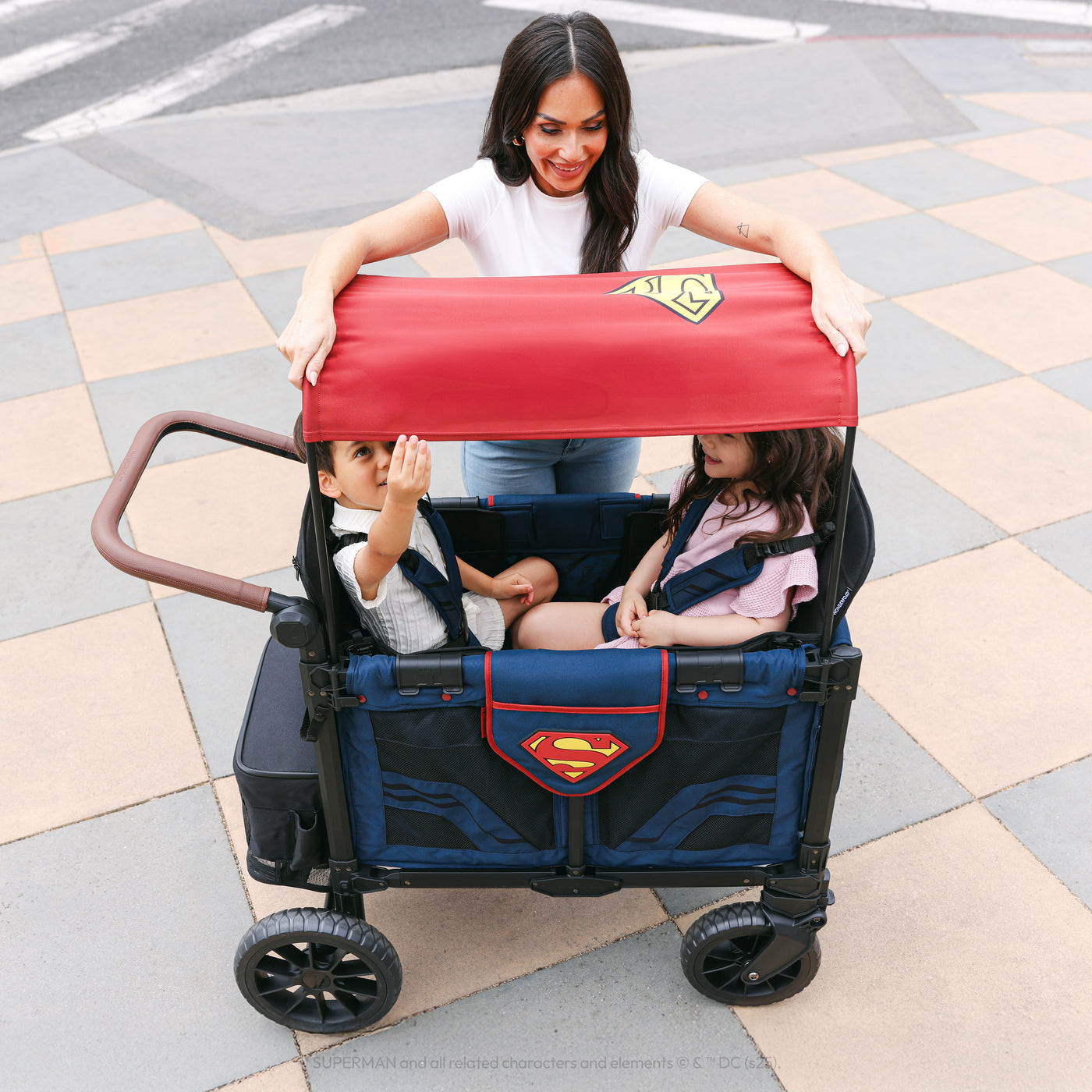 WonderFold Elite/Luxe Pro Canopy - Warner Bros Superman- Strolleria