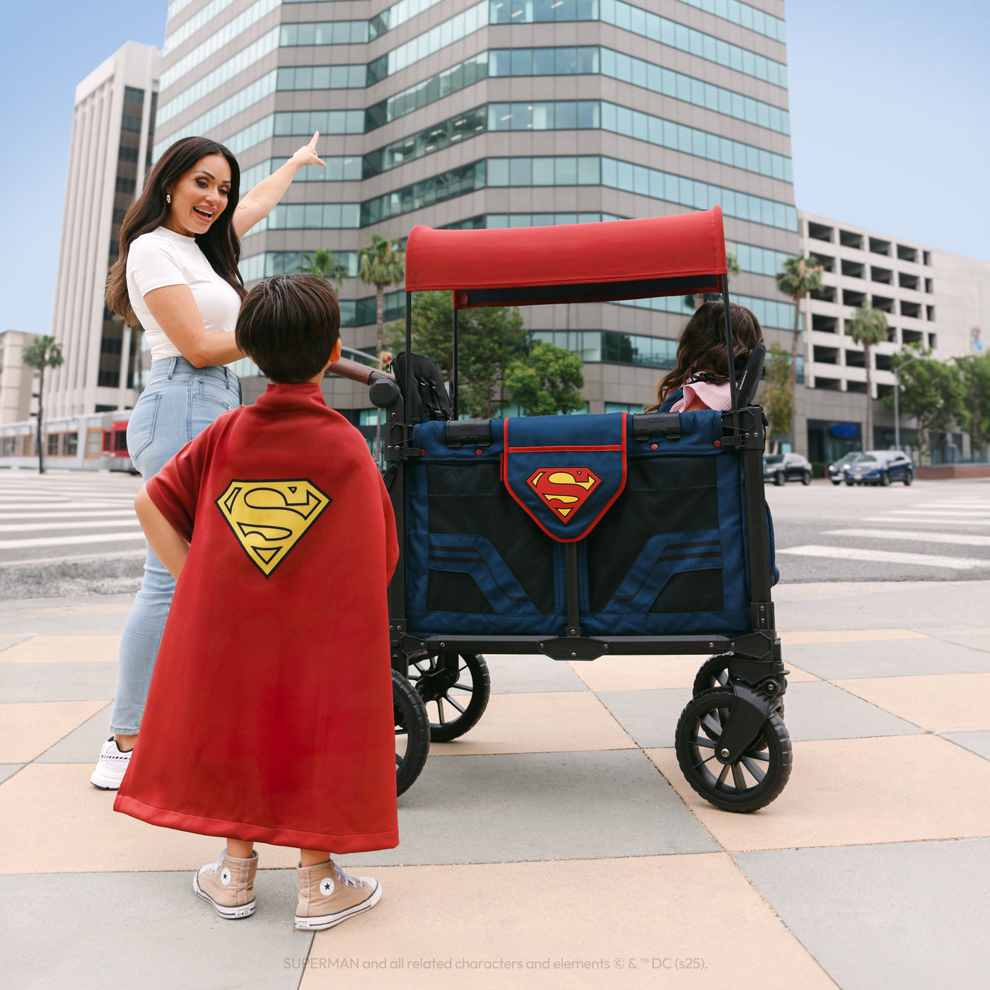 WonderFold Elite/Luxe Pro Canopy - Warner Bros Superman- Strolleria