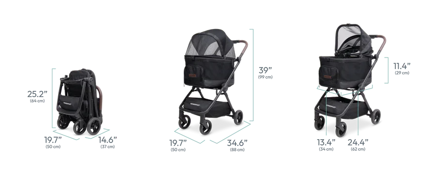Wonderfold Bella Pet Stroller- Strolleria