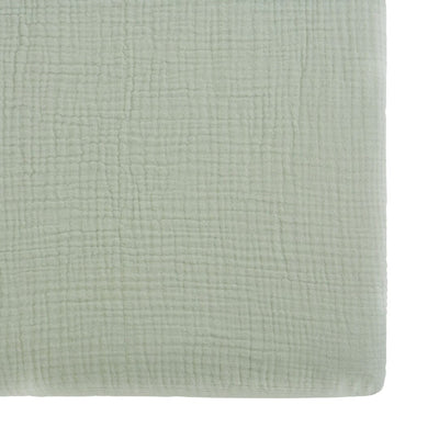 Oilo Crib Sheet - Fable Collection - Sea Moss - Organic Cotton Muslin