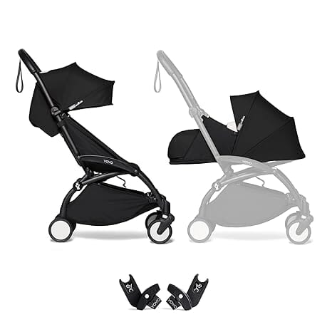 Stokke YOYO² Stroller Bundle Black w Newborn & Car Seat Adaptor