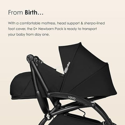 Stokke YOYO² Stroller Bundle Black w Newborn & Car Seat Adaptor