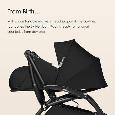 Stokke YOYO² Stroller Bundle Black w Newborn & Car Seat Adaptor