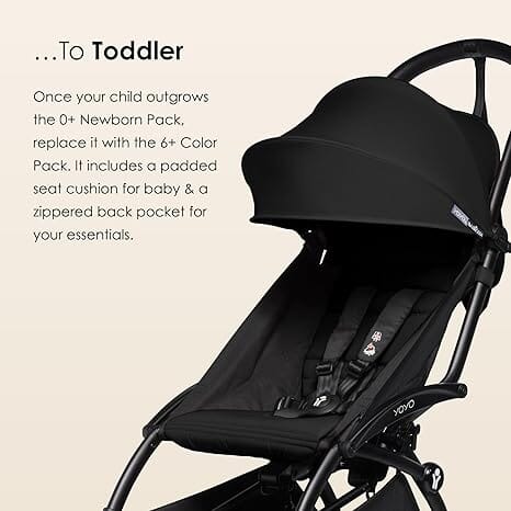 Stokke YOYO² Stroller Bundle Black w Newborn & Car Seat Adaptor