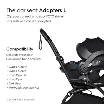 Stokke YOYO² Stroller Bundle Black w Newborn & Car Seat Adaptor